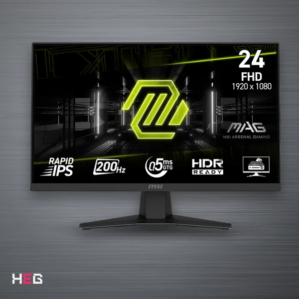 MAG 24"  244F FHD Rapid IPS 200Hz 0.5ms