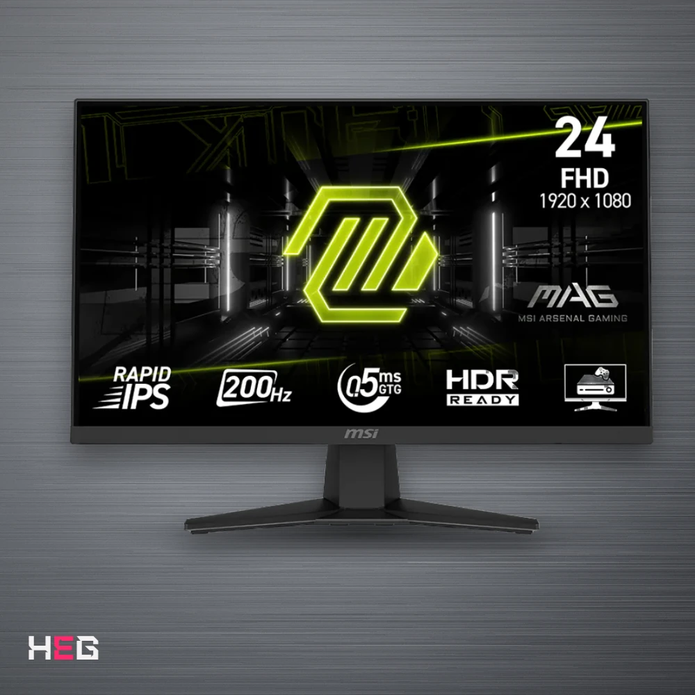 MAG 24"  244F FHD Rapid IPS 200Hz 0.5ms