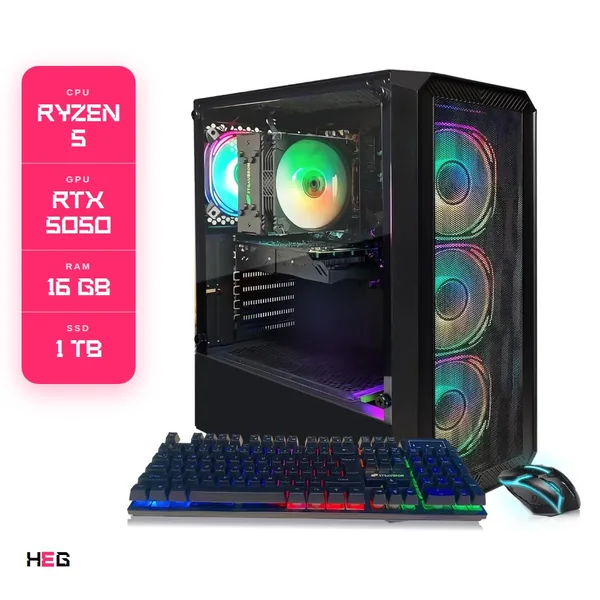 PC Gamer Valorant & LoL Ryzen 5 RTX 5050 16GB 1TB